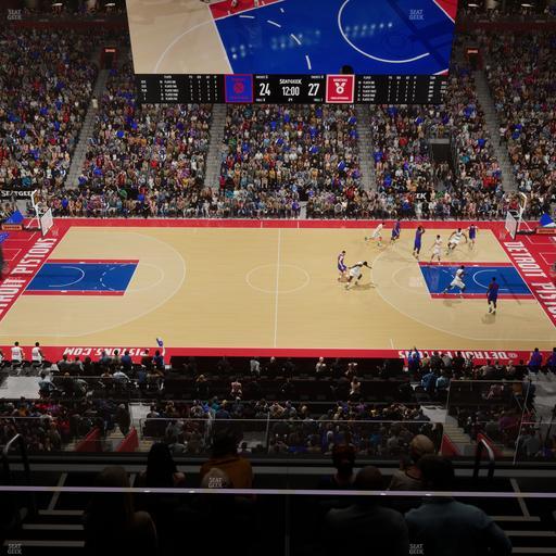 Little Caesars Arena - Section Mezzanine 28 Seat View