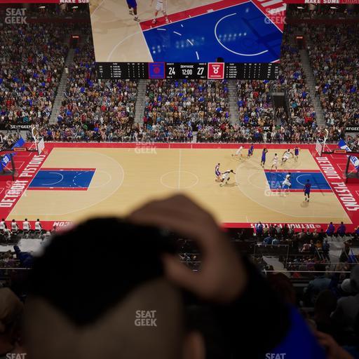 Little Caesars Arena - Section Mezzanine 28 Seat View