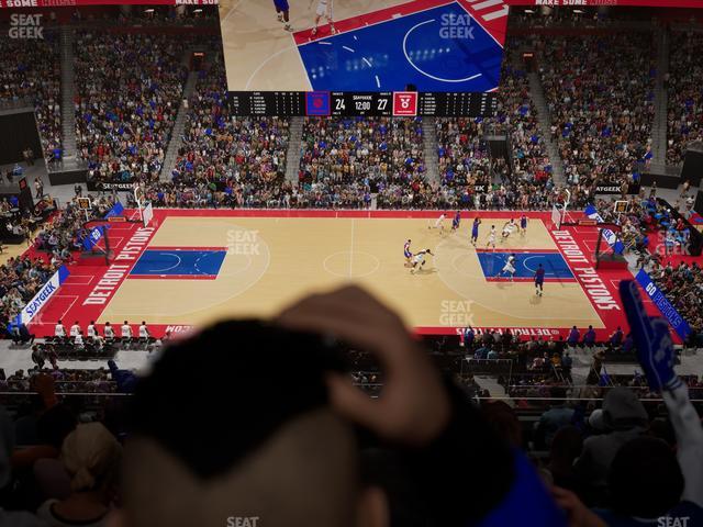 Little Caesars Arena - Section Mezzanine 28 Seat View