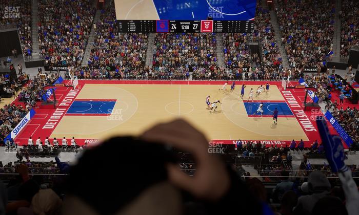 Little Caesars Arena - Section Mezzanine 28 Seat View