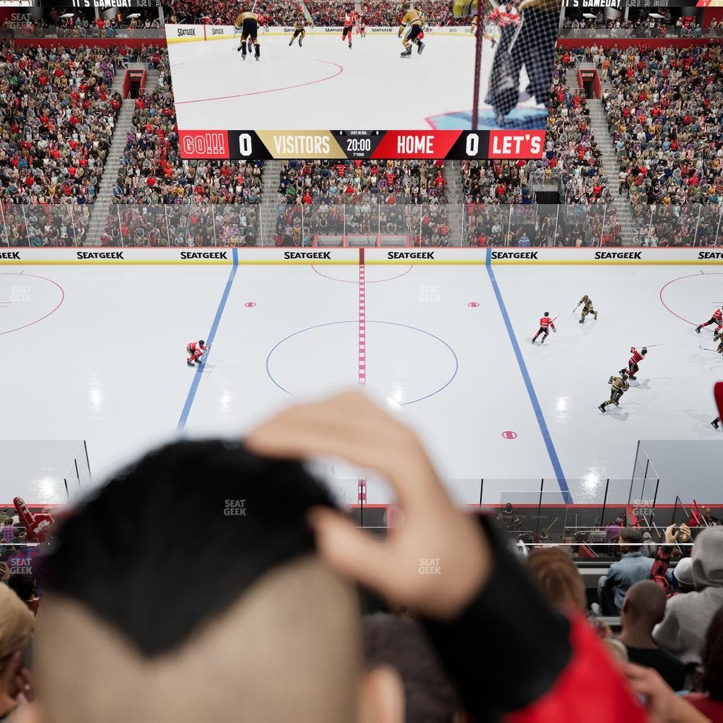 Little Caesars Arena - Section Mezzanine 28 Seat View