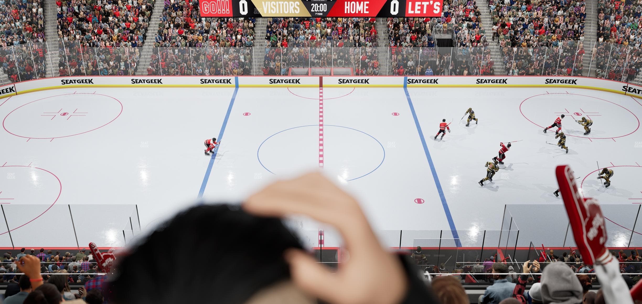 Little Caesars Arena - Section Mezzanine 28 Seat View