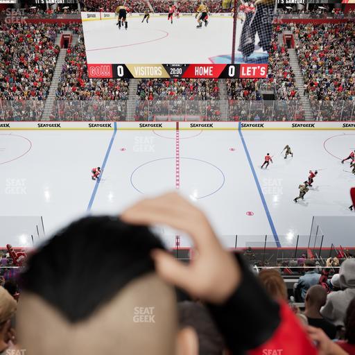 Little Caesars Arena - Section Mezzanine 28 Seat View