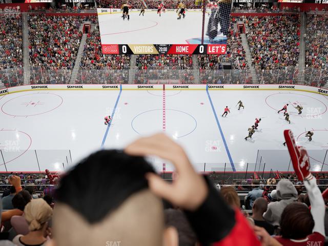 Little Caesars Arena - Section Mezzanine 28 Seat View