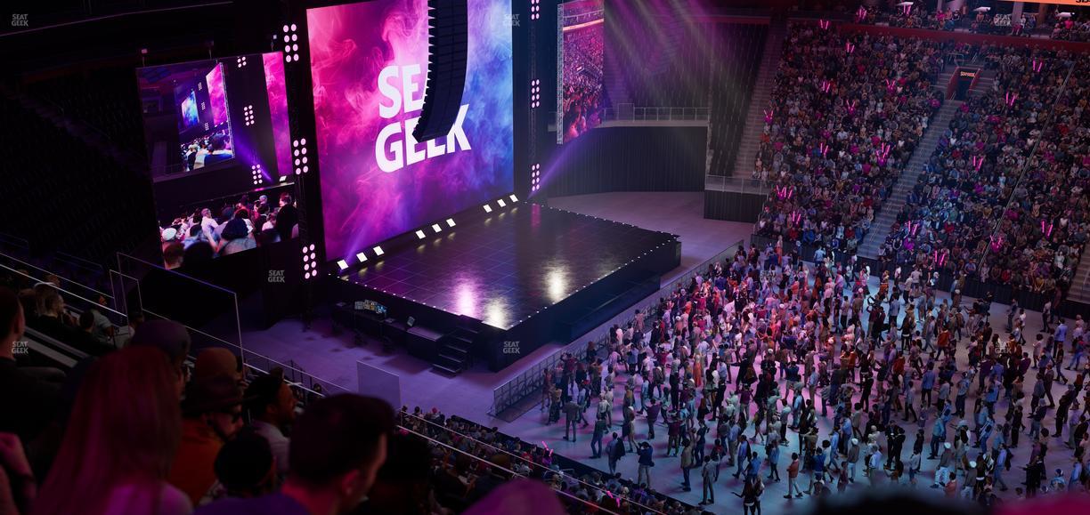 Little Caesars Arena - Section Mezzanine 28 Seat View