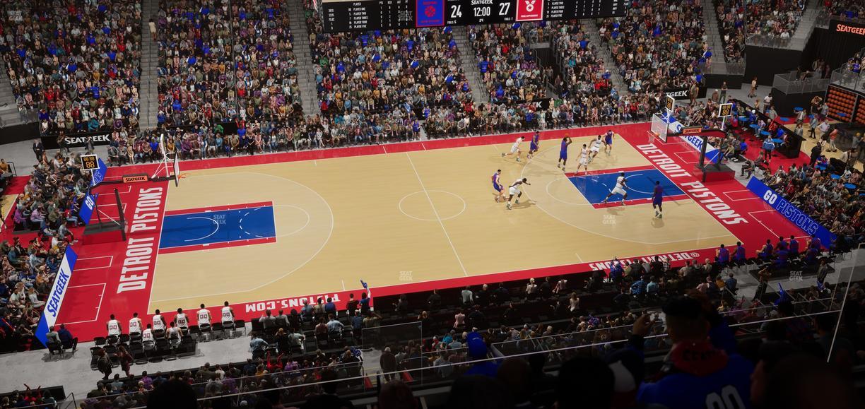 Little Caesars Arena - Section Mezzanine 29 Seat View