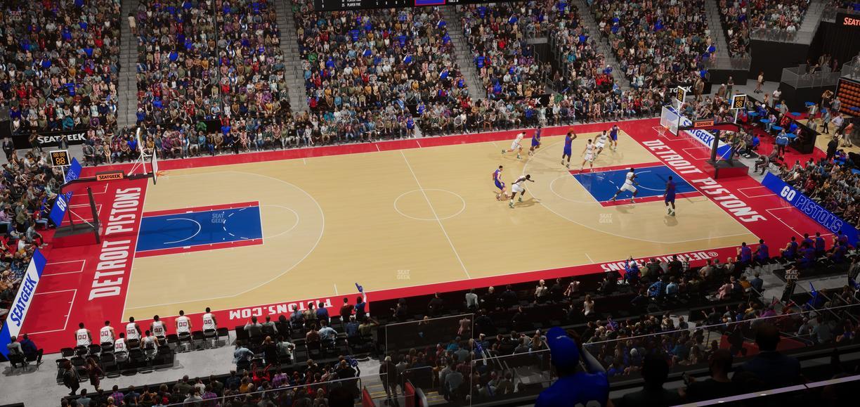 Little Caesars Arena - Section Mezzanine 29 Seat View