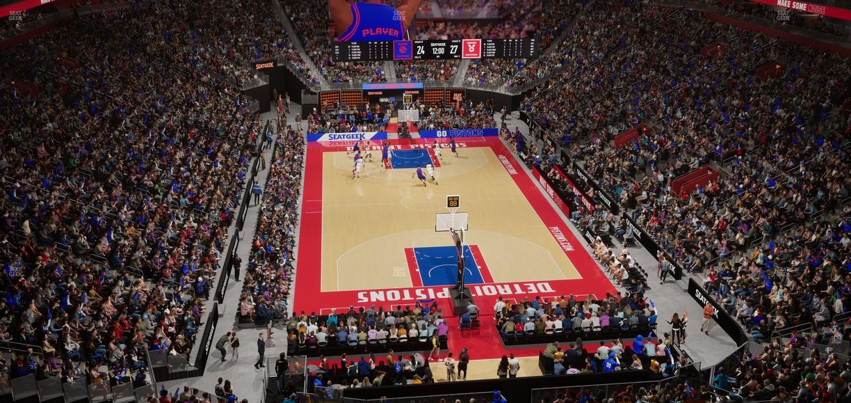 Little Caesars Arena - Section Mezzanine 3 Seat View