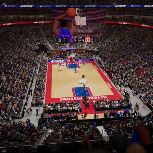 Little Caesars Arena - Section Mezzanine 3 Seat View