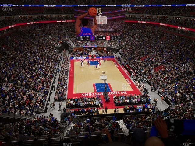 Little Caesars Arena - Section Mezzanine 3 Seat View