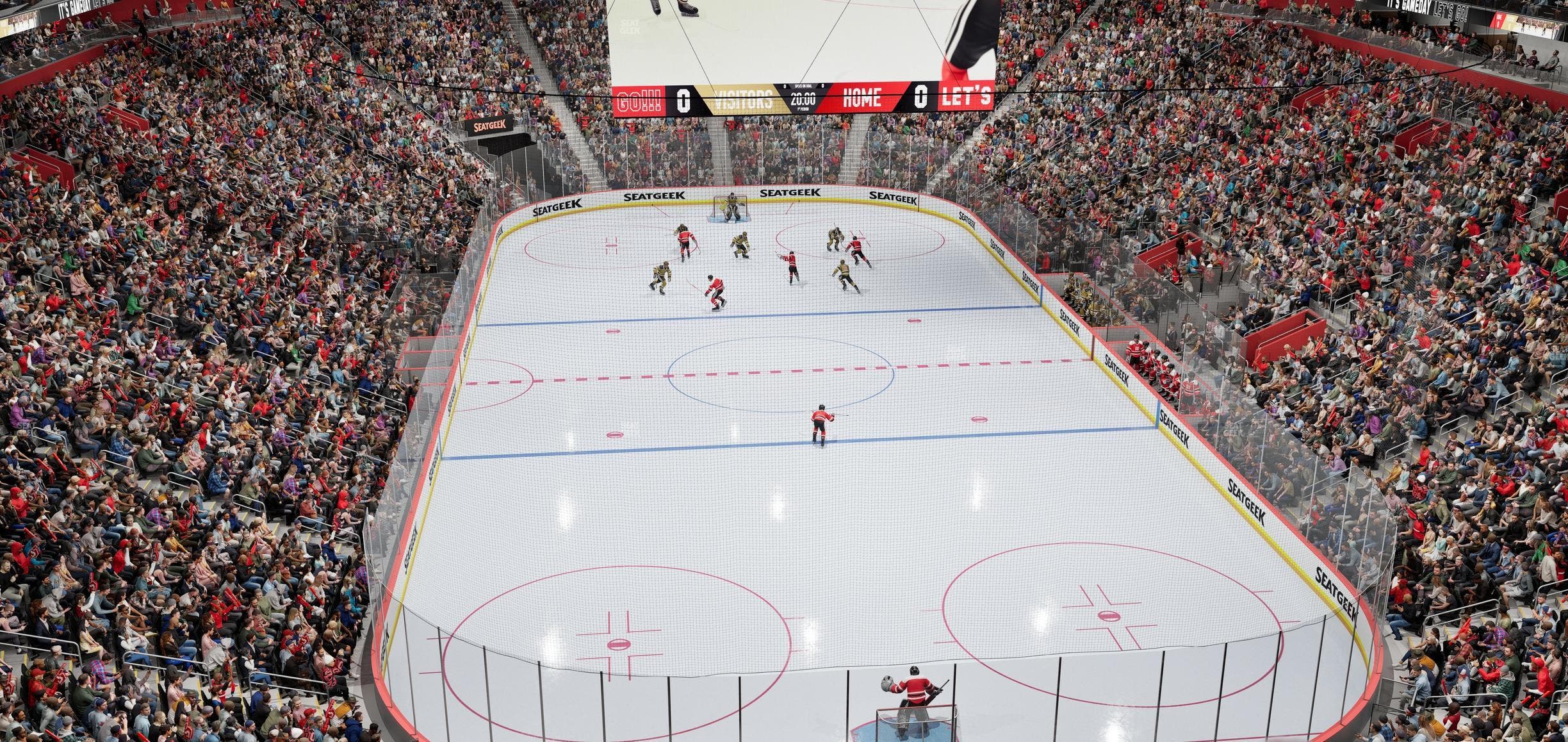 Little Caesars Arena - Section Mezzanine 3 Seat View