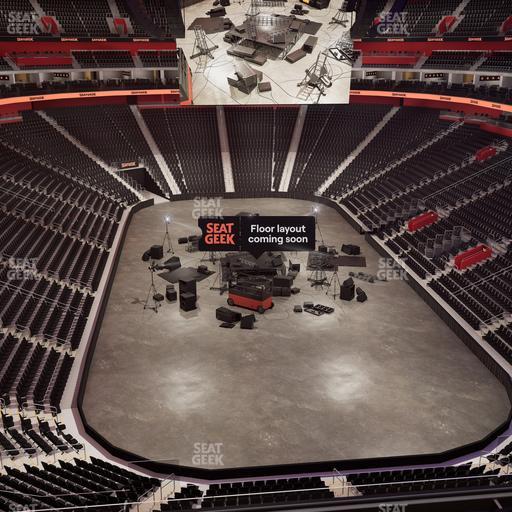 Little Caesars Arena - Section Mezzanine 3 Seat View