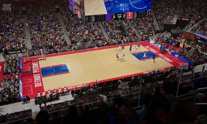 Little Caesars Arena - Section Mezzanine 30 Seat View