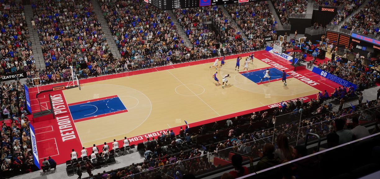 Little Caesars Arena - Section Mezzanine 30 Seat View