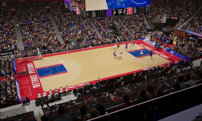 Little Caesars Arena - Section Mezzanine 30 Seat View