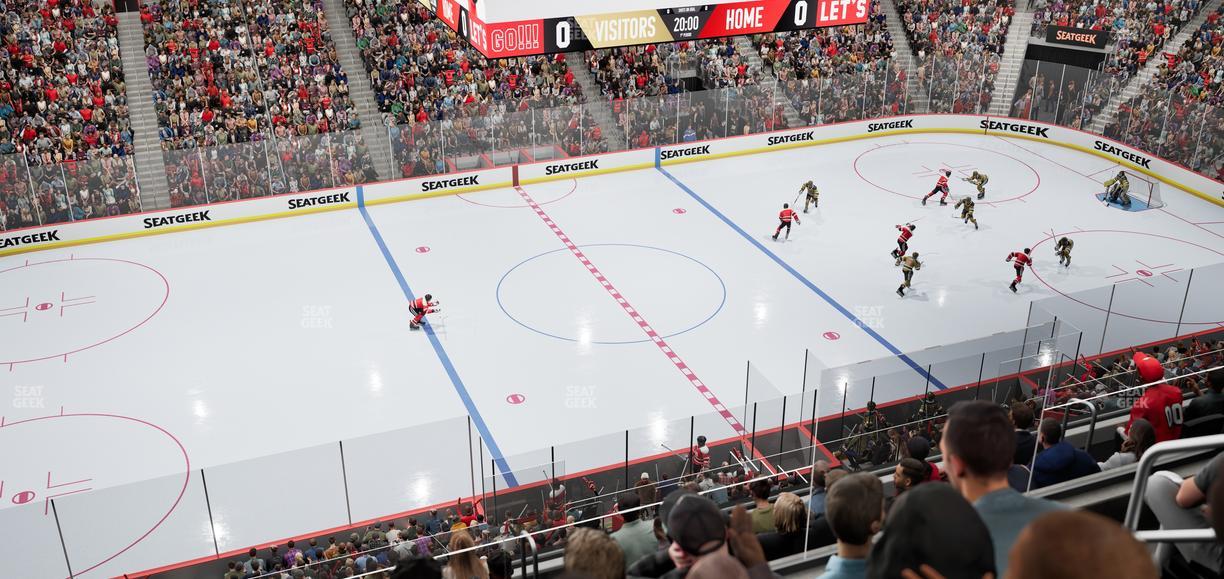 Little Caesars Arena - Section Mezzanine 30 Seat View