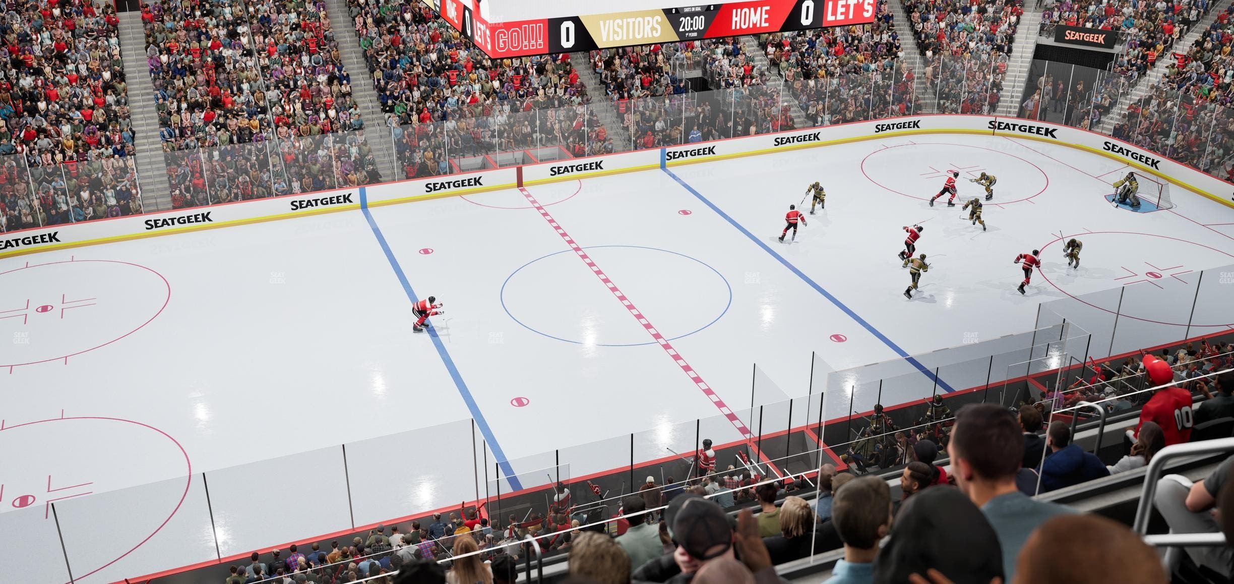 Little Caesars Arena - Section Mezzanine 30 Seat View