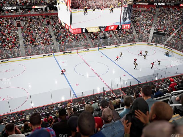 Little Caesars Arena - Section Mezzanine 30 Seat View