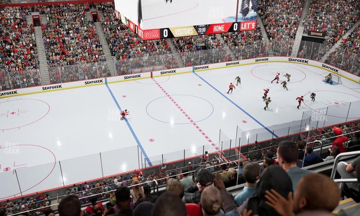 Little Caesars Arena - Section Mezzanine 30 Seat View