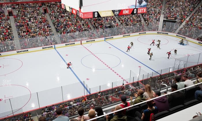 Little Caesars Arena - Section Mezzanine 31 Seat View