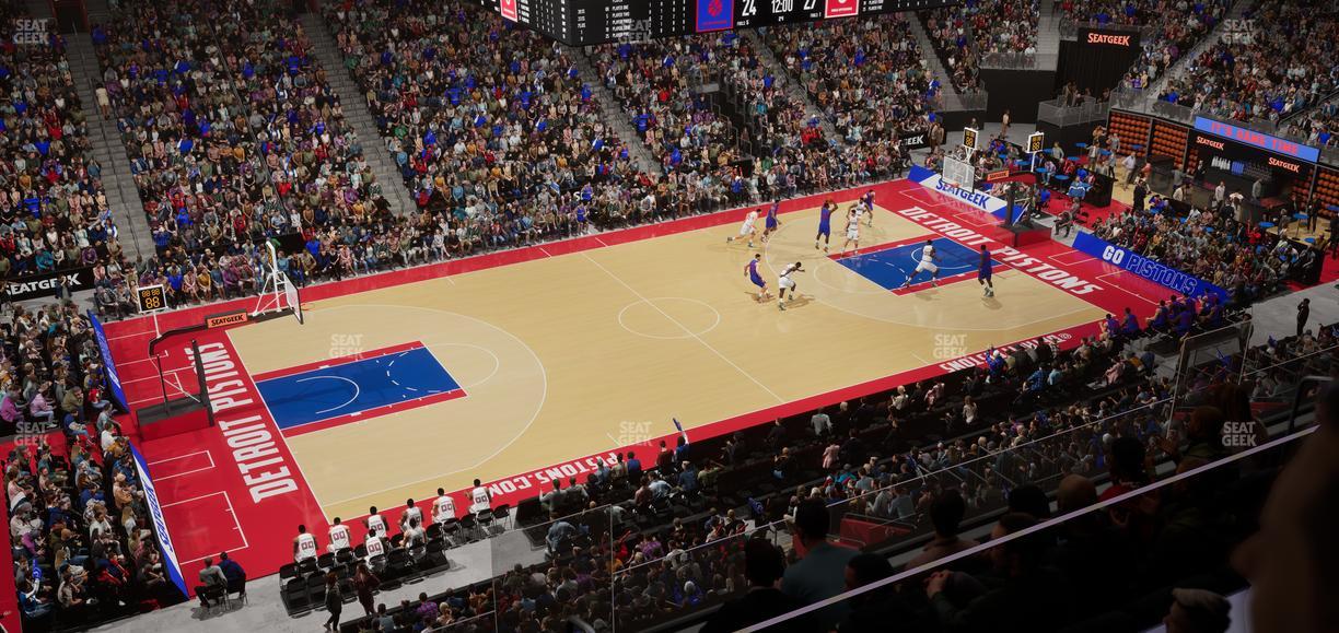 Little Caesars Arena - Section Mezzanine 31 Seat View