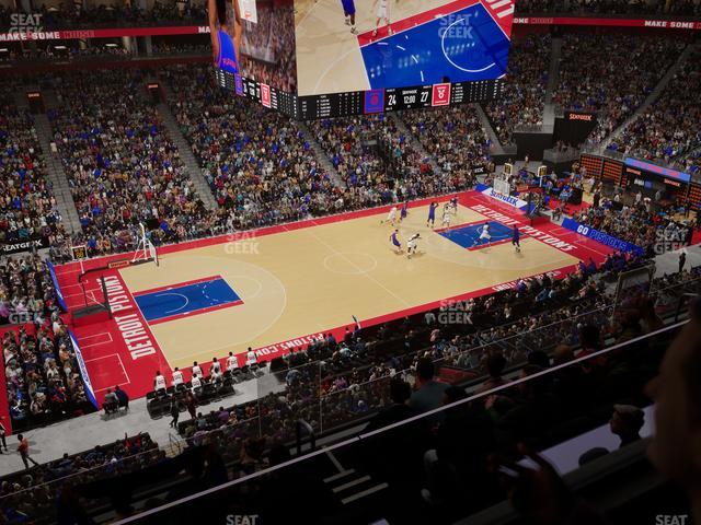 Little Caesars Arena - Section Mezzanine 31 Seat View