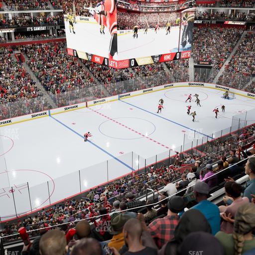 Little Caesars Arena - Section Mezzanine 32 Seat View