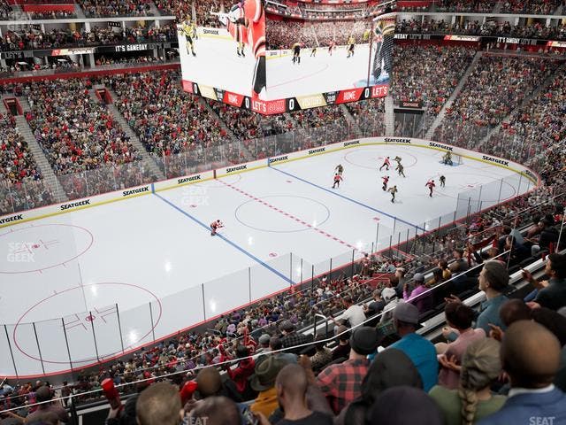 Little Caesars Arena - Section Mezzanine 32 Seat View