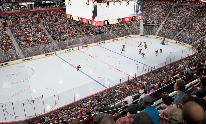 Little Caesars Arena - Section Mezzanine 32 Seat View