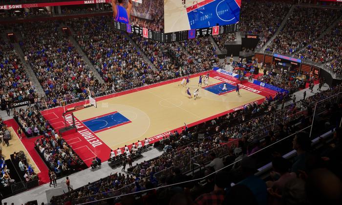 Little Caesars Arena - Section Mezzanine 32 Seat View