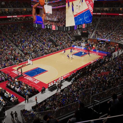 Little Caesars Arena - Section Mezzanine 33 Seat View