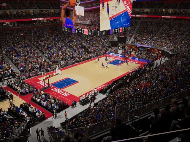 Little Caesars Arena - Section Mezzanine 33 Seat View