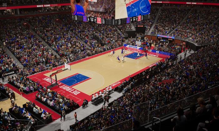 Little Caesars Arena - Section Mezzanine 33 Seat View