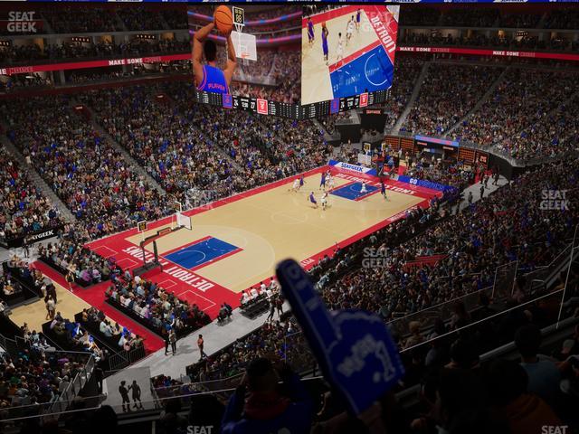 Little Caesars Arena - Section Mezzanine 33 Seat View