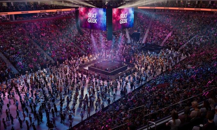 Little Caesars Arena - Section Mezzanine 33 Seat View