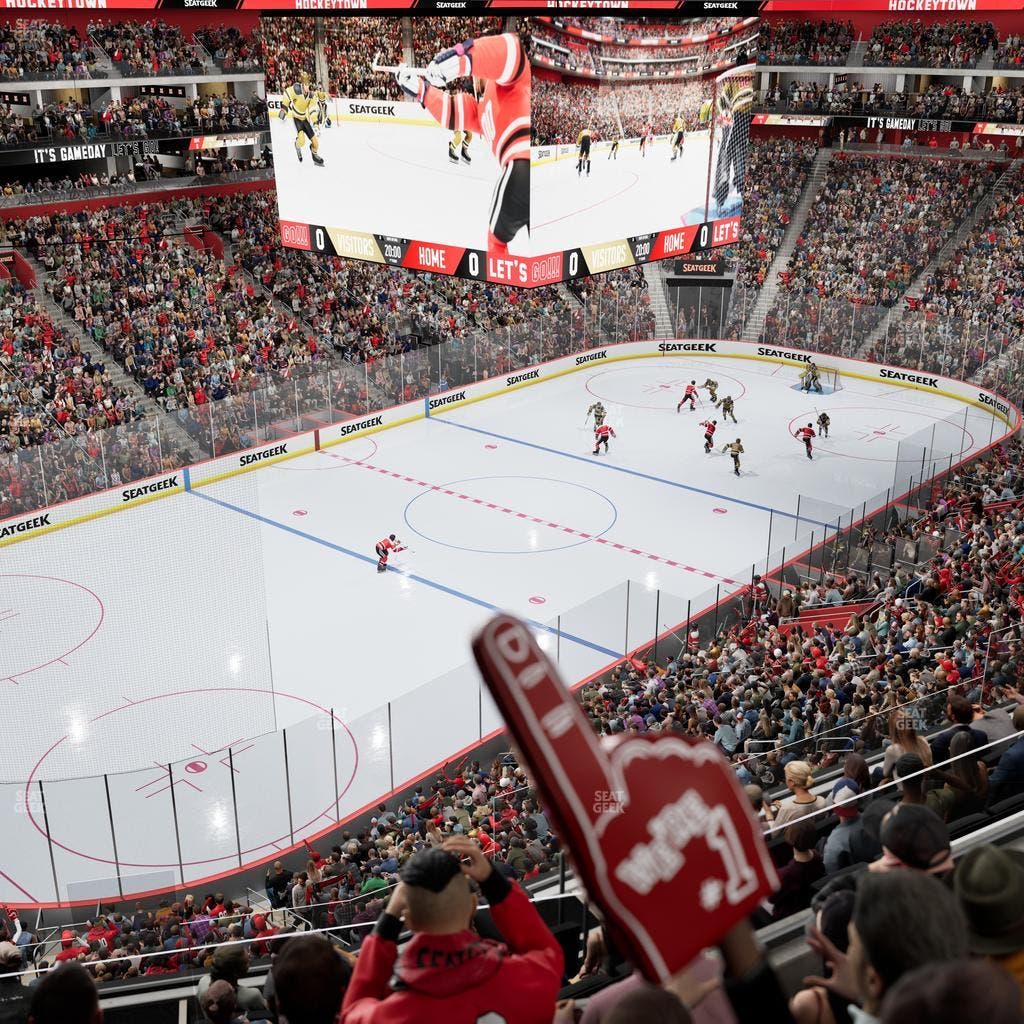 Little Caesars Arena - Section Mezzanine 33 Seat View