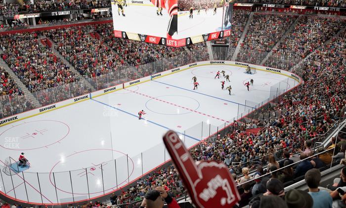 Little Caesars Arena - Section Mezzanine 33 Seat View