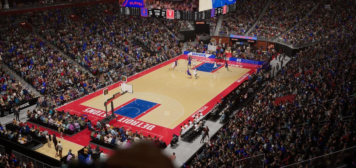 Little Caesars Arena - Section Mezzanine 34 Seat View