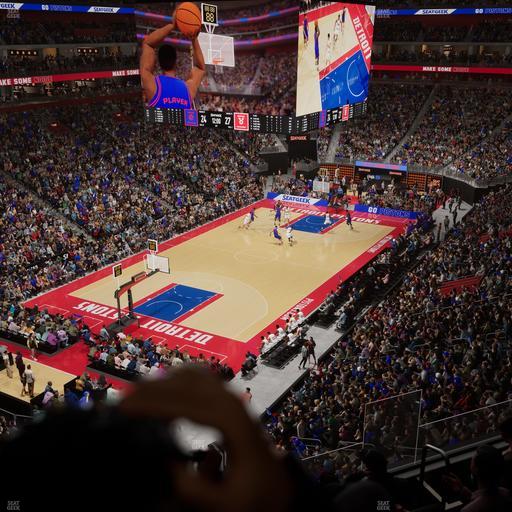 Little Caesars Arena - Section Mezzanine 34 Seat View