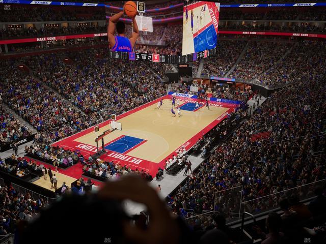 Little Caesars Arena - Section Mezzanine 34 Seat View