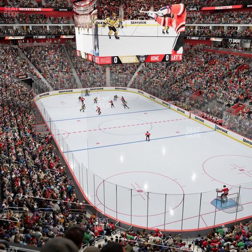 Little Caesars Arena - Section Mezzanine 4 Seat View