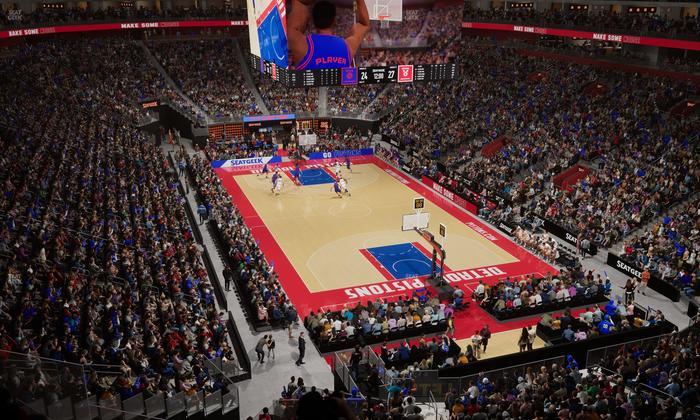 Little Caesars Arena - Section Mezzanine 4 Seat View