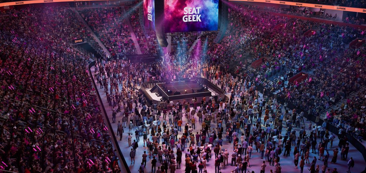 Little Caesars Arena - Section Mezzanine 4 Seat View