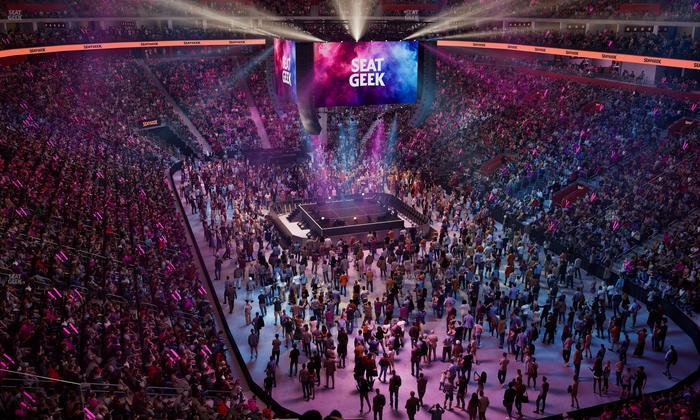 Little Caesars Arena - Section Mezzanine 4 Seat View