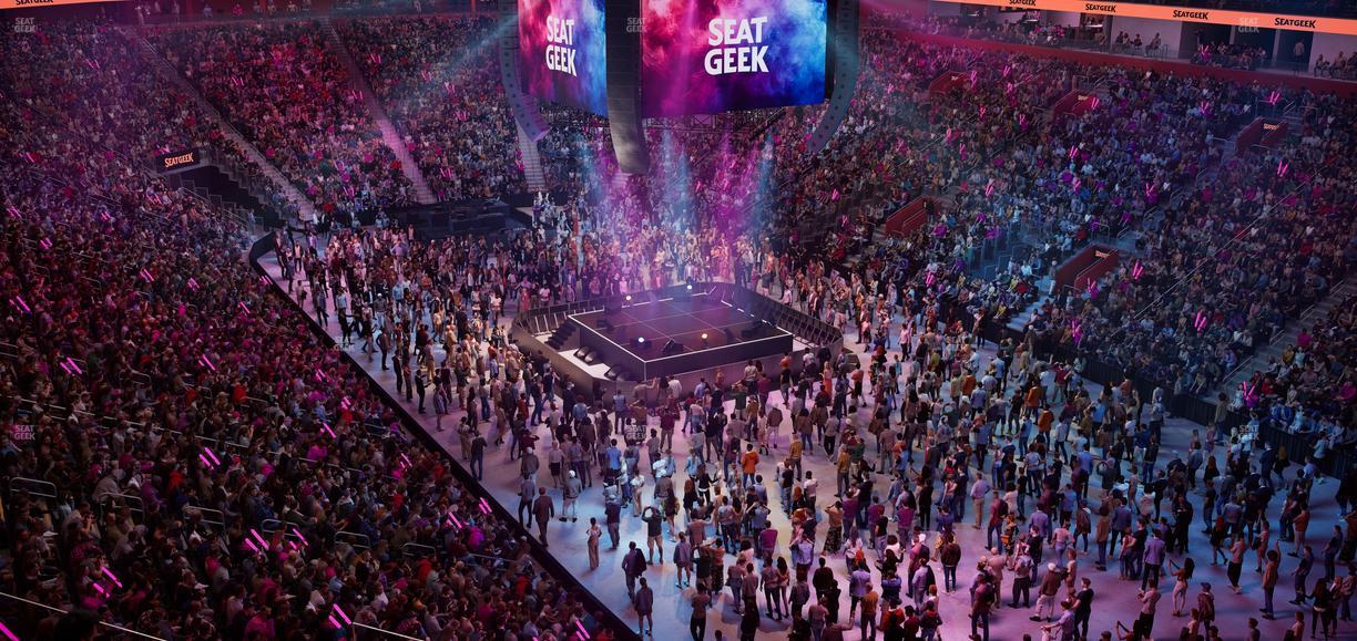Little Caesars Arena - Section Mezzanine 5 Seat View