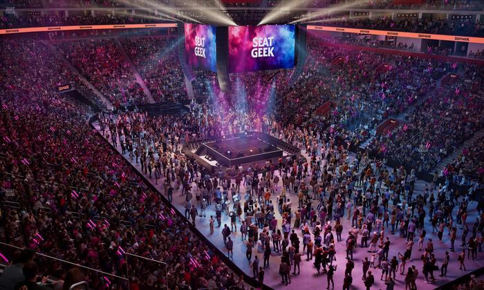 Little Caesars Arena - Section Mezzanine 5 Seat View