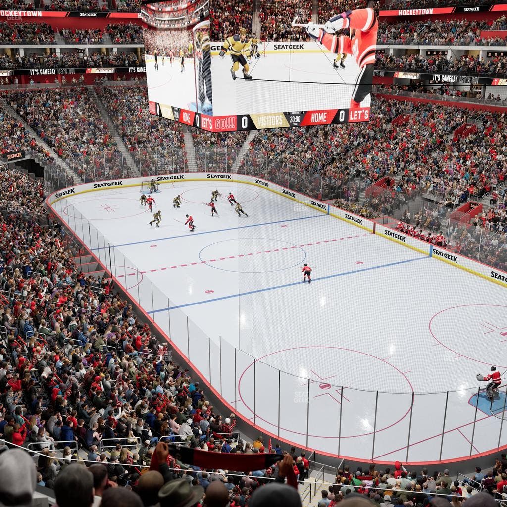 Little Caesars Arena - Section Mezzanine 5 Seat View