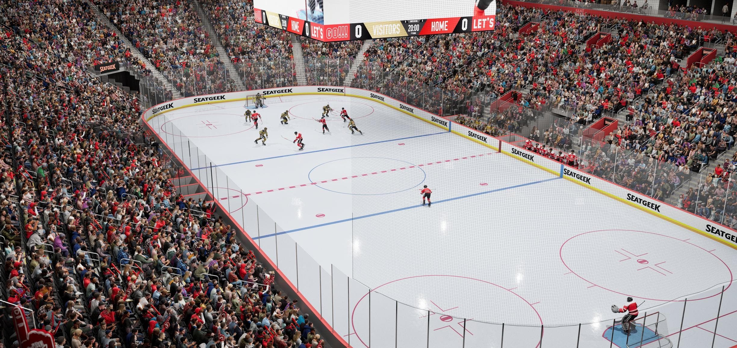 Little Caesars Arena - Section Mezzanine 5 Seat View