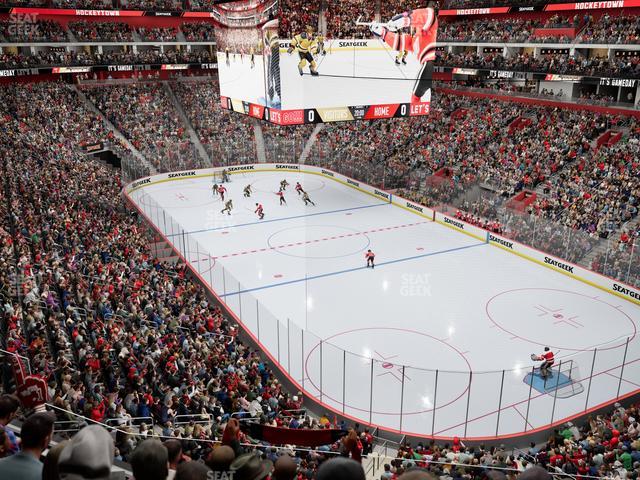 Little Caesars Arena - Section Mezzanine 5 Seat View