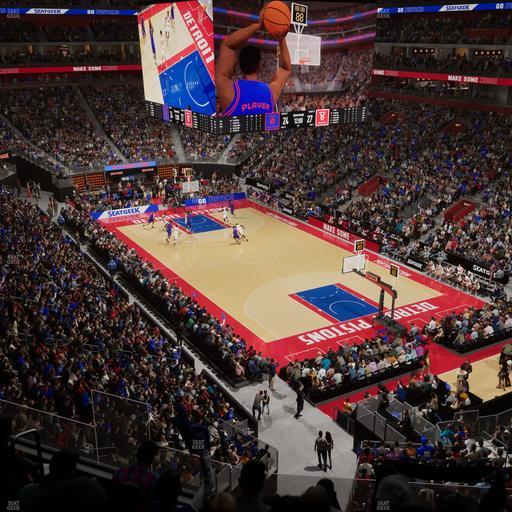 Little Caesars Arena - Section Mezzanine 5 Seat View